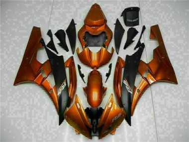 2006-2007 Orange Yamaha YZF R6 Motorbike Fairing Kits for Sale