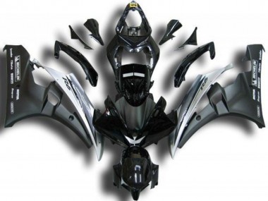 2006-2007 Black White Yamaha YZF R6 Replacement Fairings for Sale