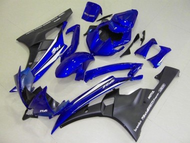 2006-2007 Blue Black Yamaha YZF R6 Motorcyle Fairings for Sale