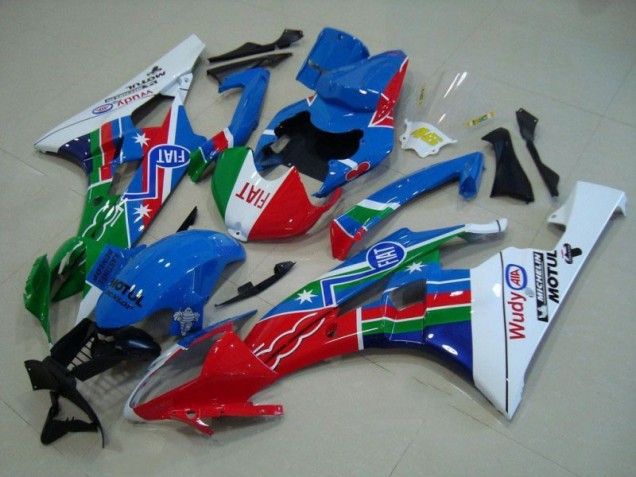 2006-2007 Blue Red White Green Yamaha YZF R6 Motorbike Fairing for Sale