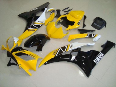 2006-2007 Yellow Yamaha YZF R6 Motorcycle Fairing for Sale