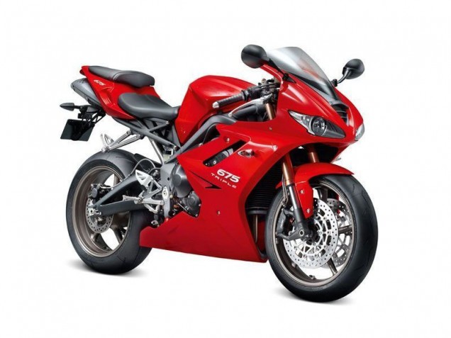 2006-2008 Red Triumph Daytona 675 Triple Motorbike Fairing for Sale