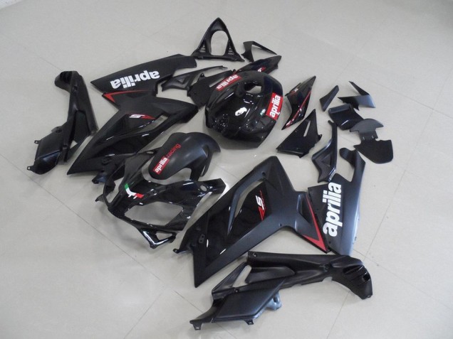 2006-2011 Black and Red Stripe Aprilia RS125 Motorcycle Fairing Kits for Sale