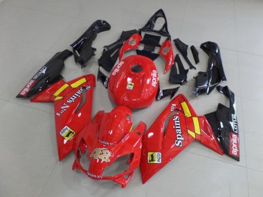 2006-2011 Red and Black Aprilia RS125 Motorcycle Fairing Kit for Sale