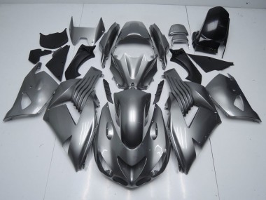 2006-2011 Glossy Grey Kawasaki ZX14R ZZR1400 Replacement Motorcycle Fairings for Sale