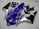 2007-2008 Blue Silver Black Honda CBR600RR Replacement Motorcycle Fairings for Sale