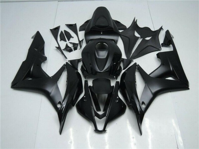 2007-2008 Black Honda CBR600RR Bike Fairing Kit for Sale