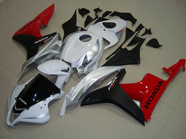 2007-2008 White Black Red Honda CBR600RR Bike Fairing for Sale