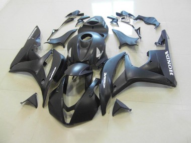 2007-2008 Matte Black Race Version Honda CBR600RR Motorbike Fairing Kits for Sale