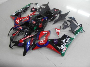 2007-2008 Black Red Pata Honda CBR600RR Motorcycle Fairings Kits for Sale