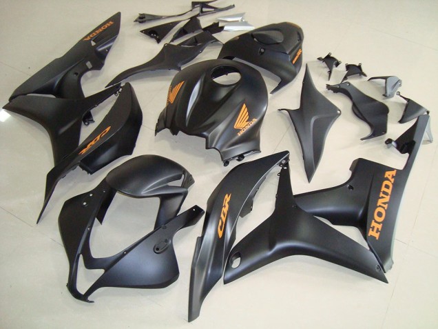 2007-2008 Matte Black Honda CBR600RR Bike Fairing for Sale