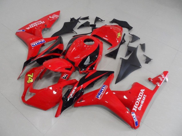 2007-2008 Red Black Race Honda CBR600RR Replacement Fairings for Sale