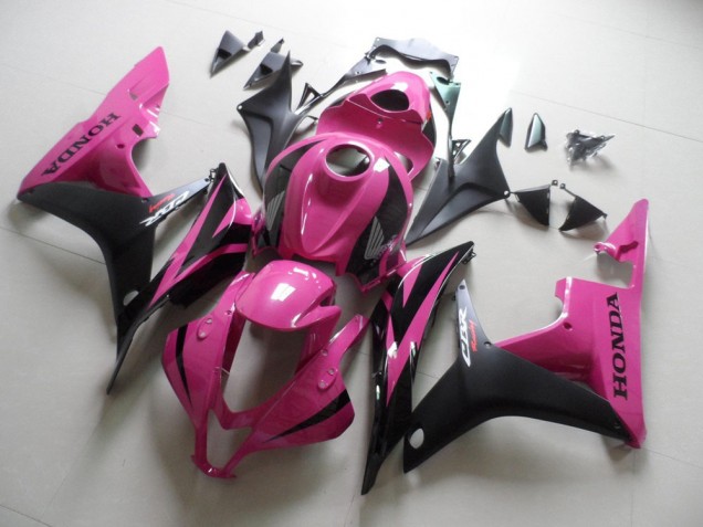 2007-2008 Pink Black Honda CBR600RR Motorbike Fairings for Sale