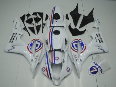 2007-2008 White Honda CBR600RR Motor Bike Fairings for Sale