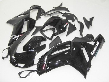 2007-2008 Glossy Black Kawasaki ZX6R Motorcycle Bodywork & Bodywork for Sale