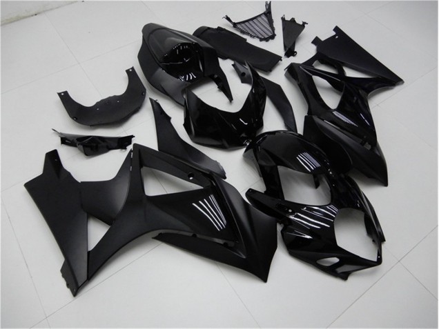 2007-2008 Glossy Matte Black Suzuki GSXR 1000 K7 Replacement Fairings for Sale