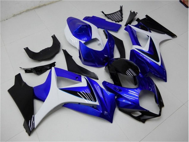 2007-2008 Blue White Black Suzuki GSXR 1000 K7 Motorcylce Fairings for Sale