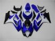 2007-2008 Blue White Black Suzuki GSXR 1000 K7 Motorcylce Fairings for Sale