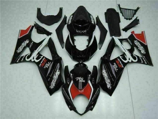 2007-2008 Black Suzuki GSXR 1000 K7 Bike Fairing for Sale