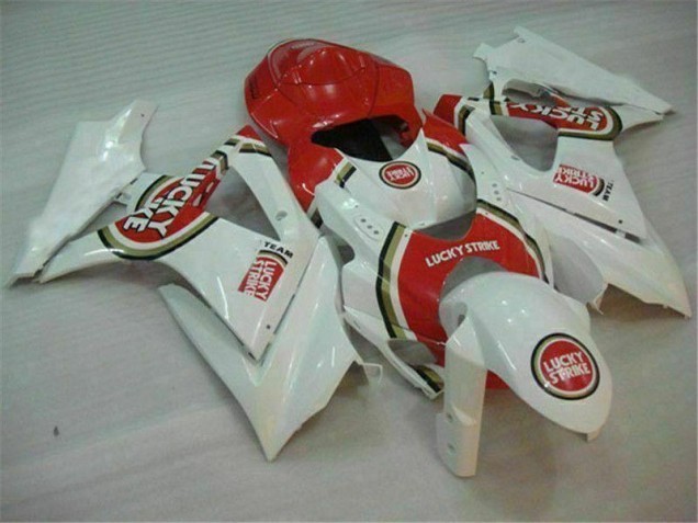 2007-2008 Red White Suzuki GSXR 1000 K7 Motor Bike Fairings for Sale