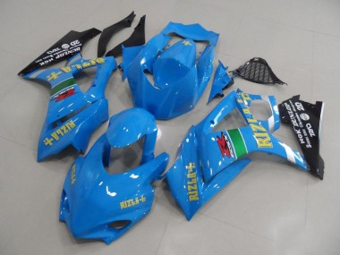 2007-2008 Blue Rizla Race Suzuki GSXR 1000 K7 Motor Bike Fairings for Sale