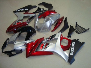 2007-2008 Red Black Silver Suzuki GSXR 1000 K7 Motorcycle Replacement Fairings for Sale