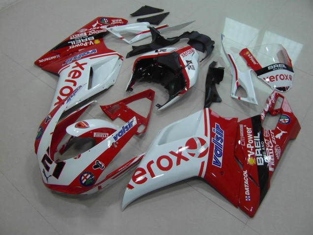 2007-2014 OEM Style Xerox Ducati 848 1098 1198 Motorcycle Replacement Fairings for Sale