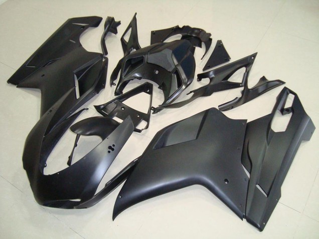 2007-2014 Matte Black No Sticker Ducati 848 1098 1198 Motorcycle Fairings for Sale