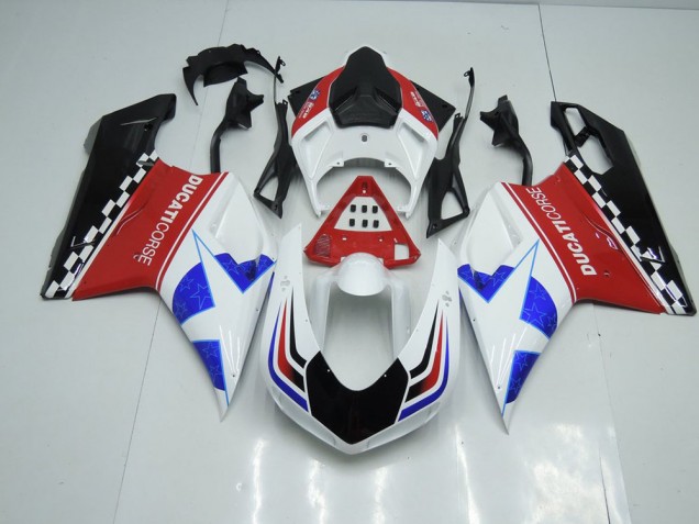 2007-2014 Star No Number Ducati 848 1098 1198 Bike Fairings for Sale