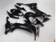 2008-2010 Glossy Black Kawasaki ZX10R Motorcycle Fairing Kit for Sale