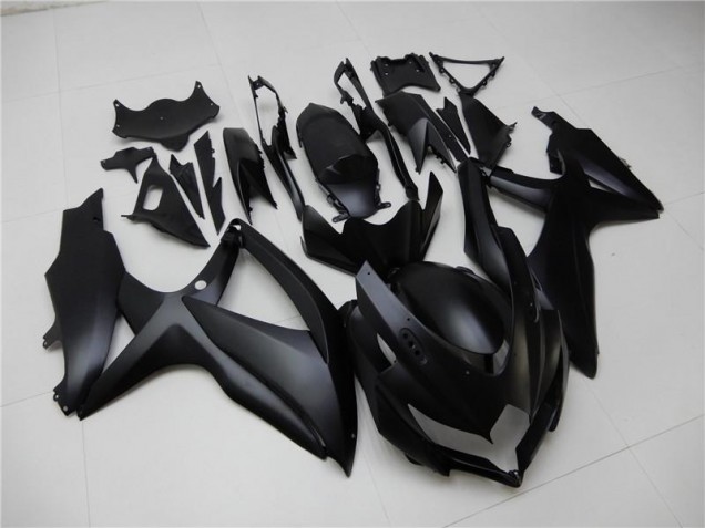 2008-2010 Matte Black Suzuki GSXR 600/750 Moto Fairings for Sale