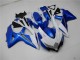 2008-2010 White Blue Suzuki GSXR 600/750 Replacement Fairings for Sale