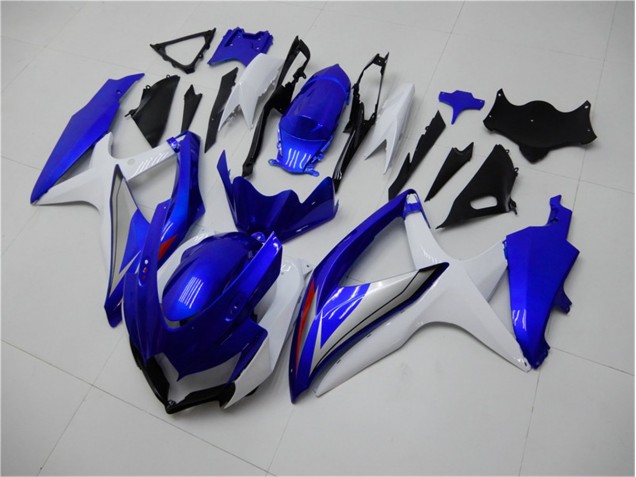 2008-2010 Blue White Suzuki GSXR 600/750 Motorcylce Fairings for Sale