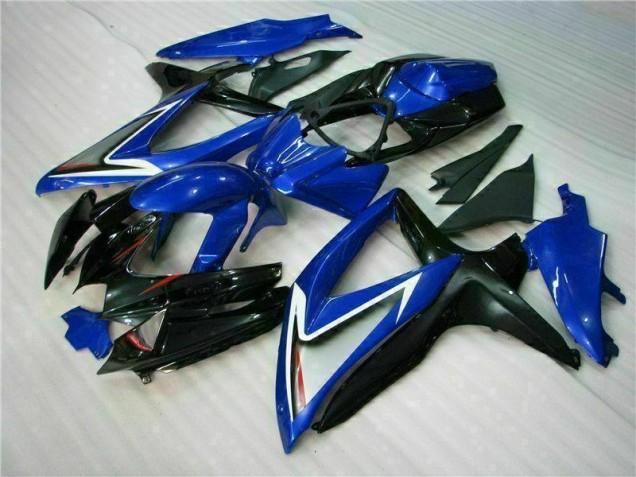 2008-2010 Blue Black Suzuki GSXR 600/750 Motorcycle Fairing Kit for Sale