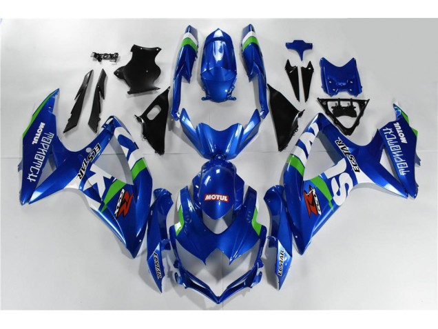 2008-2010 Blue White Green Suzuki GSXR 600/750 Motor Bike Fairings for Sale