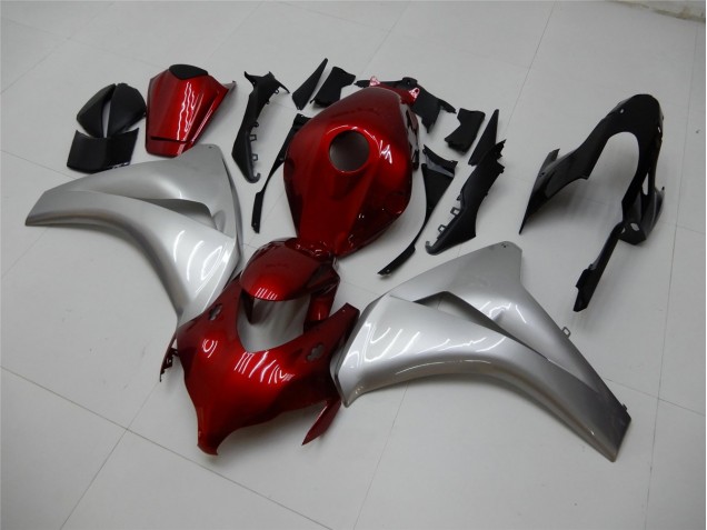 2008-2011 Red Silver Honda CBR1000RR Motorbike Fairings for Sale