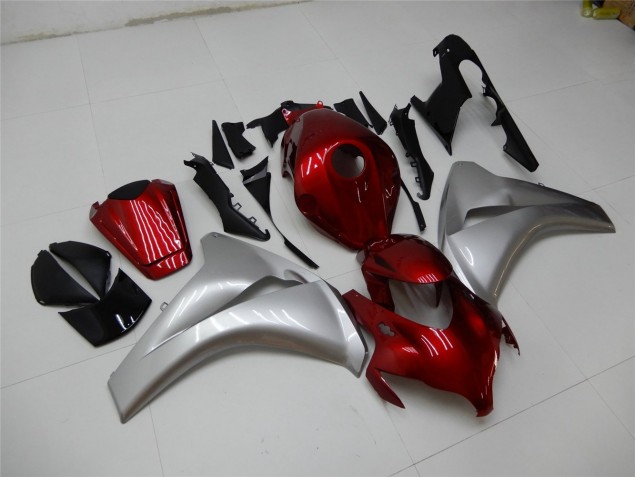 2008-2011 Red Silver Honda CBR1000RR Motorbike Fairings for Sale