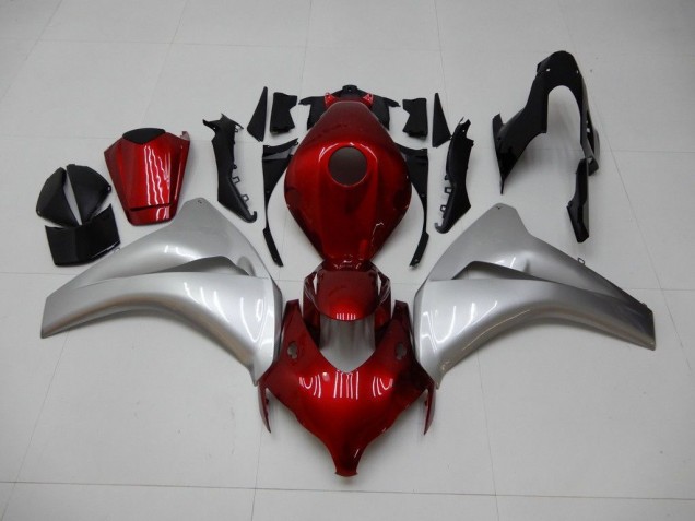 2008-2011 Red Silver Honda CBR1000RR Motorbike Fairings for Sale