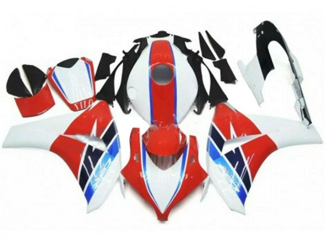 2008-2011 Red White Honda CBR1000RR Motor Bike Fairings for Sale