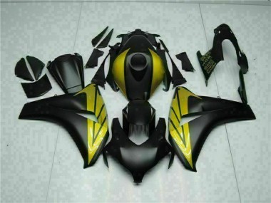 2008-2011 Black Gold Honda CBR1000RR Replacement Motorcycle Fairings for Sale