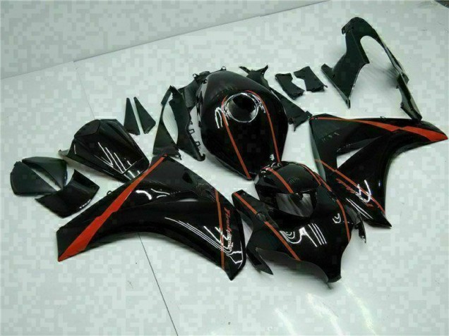 2008-2011 Black Honda CBR1000RR Motorbike Fairing Kits for Sale