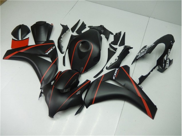 2008-2011 Matte Black Red Honda CBR1000RR Motorcycle Fairing for Sale