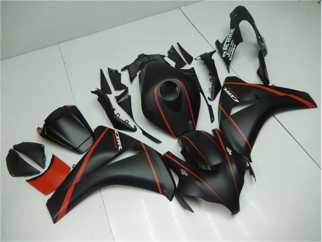 2008-2011 Matte Black Red Honda CBR1000RR Motorcycle Fairing for Sale