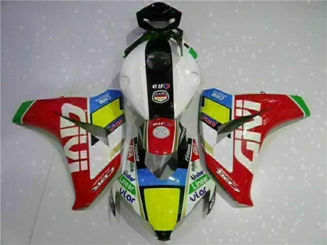 2008-2011 Red White Honda CBR1000RR Bike Fairing for Sale