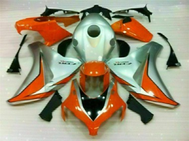 2008-2011 Silver Orange Honda CBR1000RR Bike Fairings for Sale