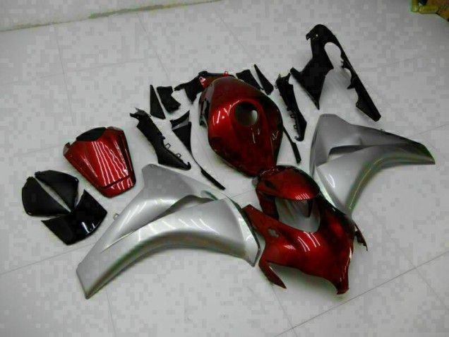 2008-2011 Red Silver Honda CBR1000RR Replacement Motorcycle Fairings for Sale