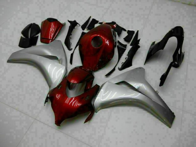 2008-2011 Red Silver Honda CBR1000RR Replacement Motorcycle Fairings for Sale