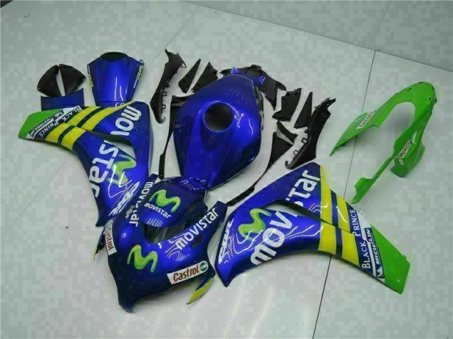 2008-2011 Green Blue Honda CBR1000RR Motorcycle Replacement Fairings for Sale