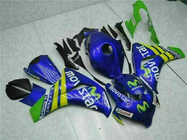 2008-2011 Green Blue Honda CBR1000RR Motorcycle Replacement Fairings for Sale