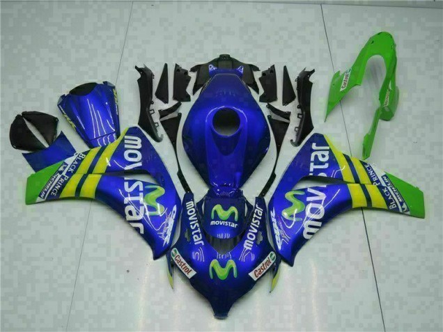 2008-2011 Green Blue Honda CBR1000RR Motorcycle Replacement Fairings for Sale